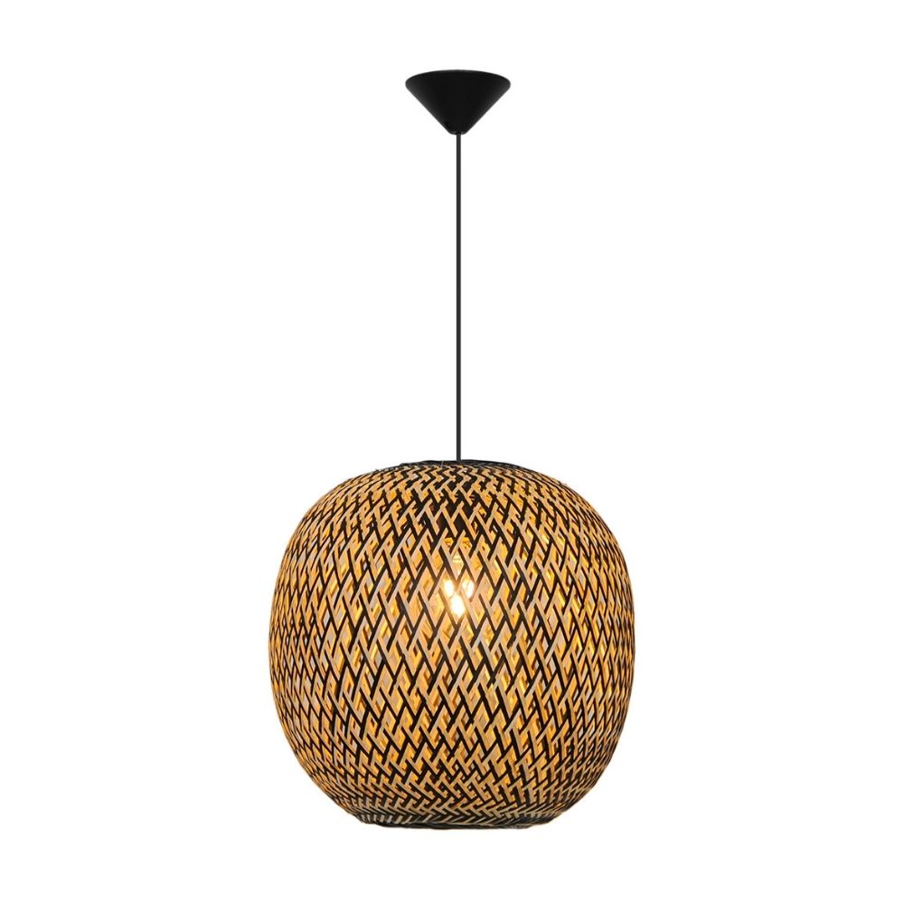 Lámpara Colgante Orange Loreta 1 Luz E27 Bambú Lámpara Colgante Orange Loreta 1 Luz E27 Bambú