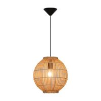 Lámpara Colgante Orange Loto 1 Luz E27 Bambú
