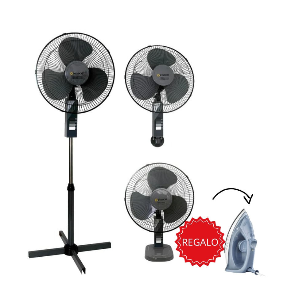 Ventilador Tres En Uno 16"" FS1631 Imaco + REGALO