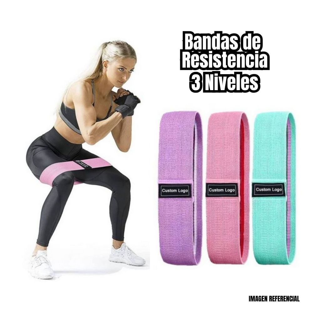 Bandas Elasticas 3 Niveles de Resistencia