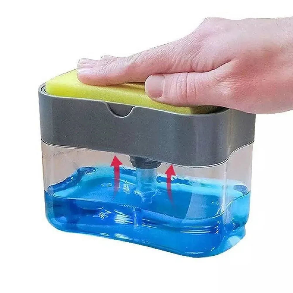 Dispensador de Jabón Líquido  con Esponja - Soap Pump