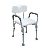 Silla de Ducha con Brazos y sin Corte