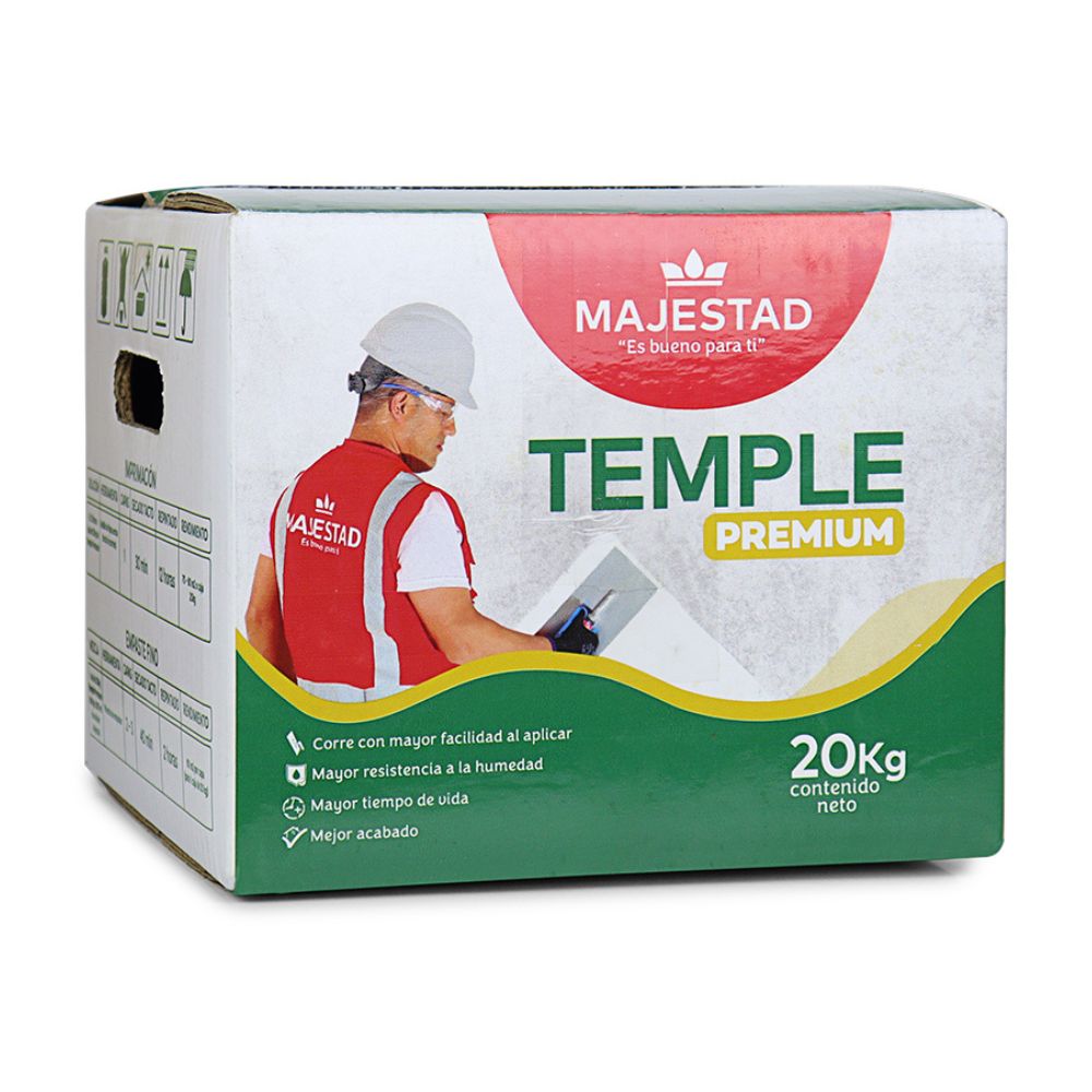 Pintura Temple Majestad Premium Blanco Mate 20kg Pintura Temple Majestad Premium Blanco Mate 20kg