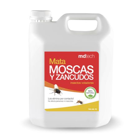 Líquido mata moscas y zancudos 4 litros Mdtech Líquido mata moscas y zancudos 4 litros Mdtech