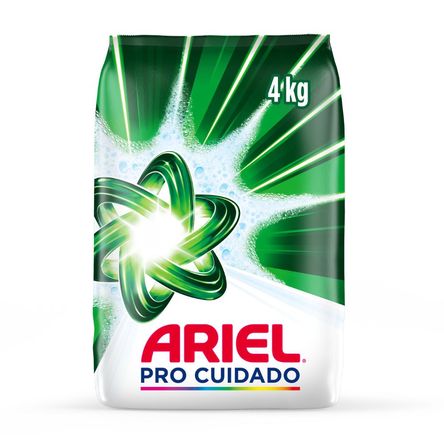 Detergente en Polvo Ariel Pro Cuidado 4kg Detergente en Polvo Ariel Pro Cuidado 4kg