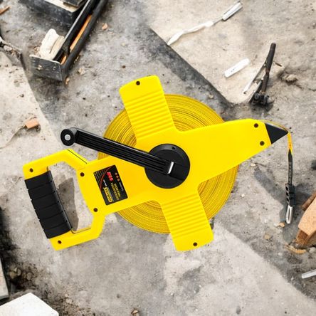 Wincha Plástica 50 metros Kamasa con Asa Amarilla - Promart