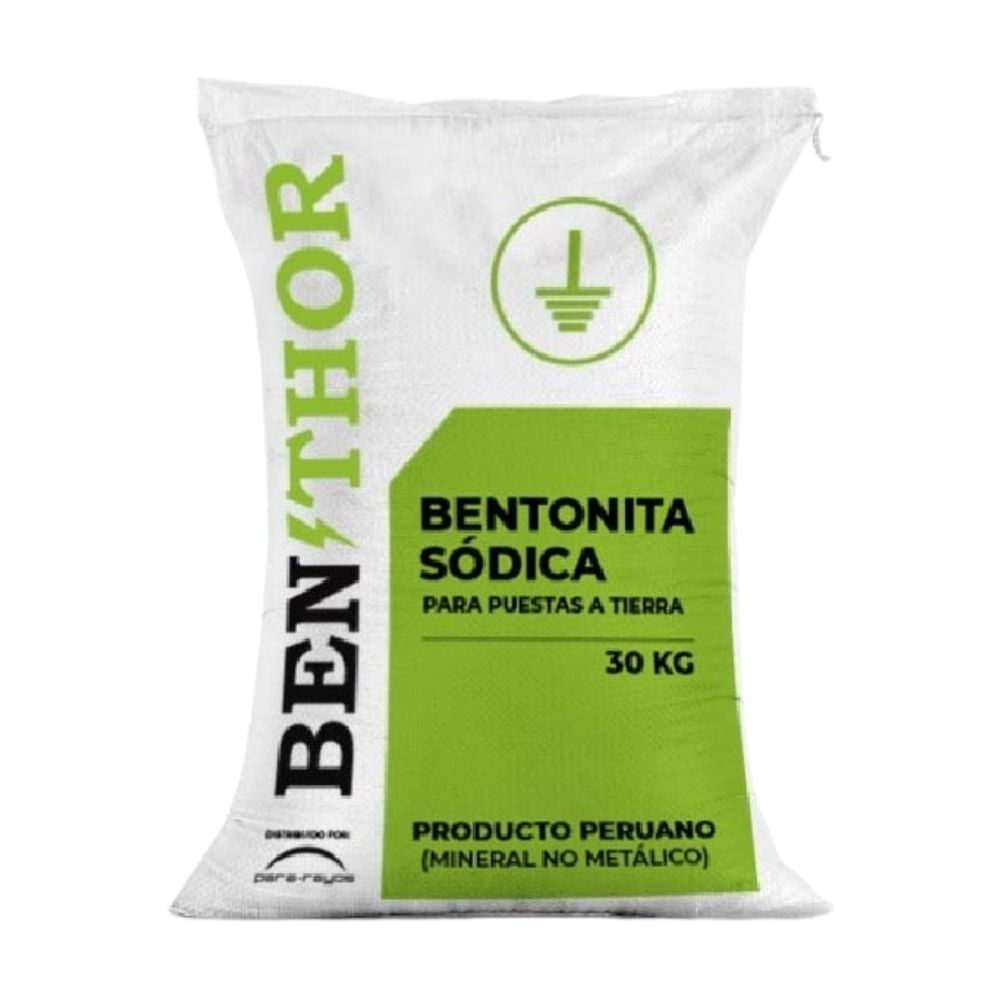 Bentonita Sódica para Puestas a Tierra 30kg Thor Bentonita Sódica para Puestas a Tierra 30kg Thor