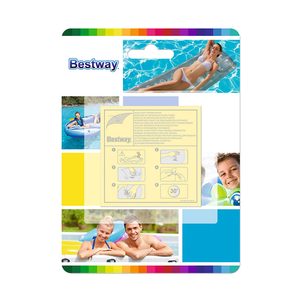 Parche de Reparación PVC Bestway para Piscina
