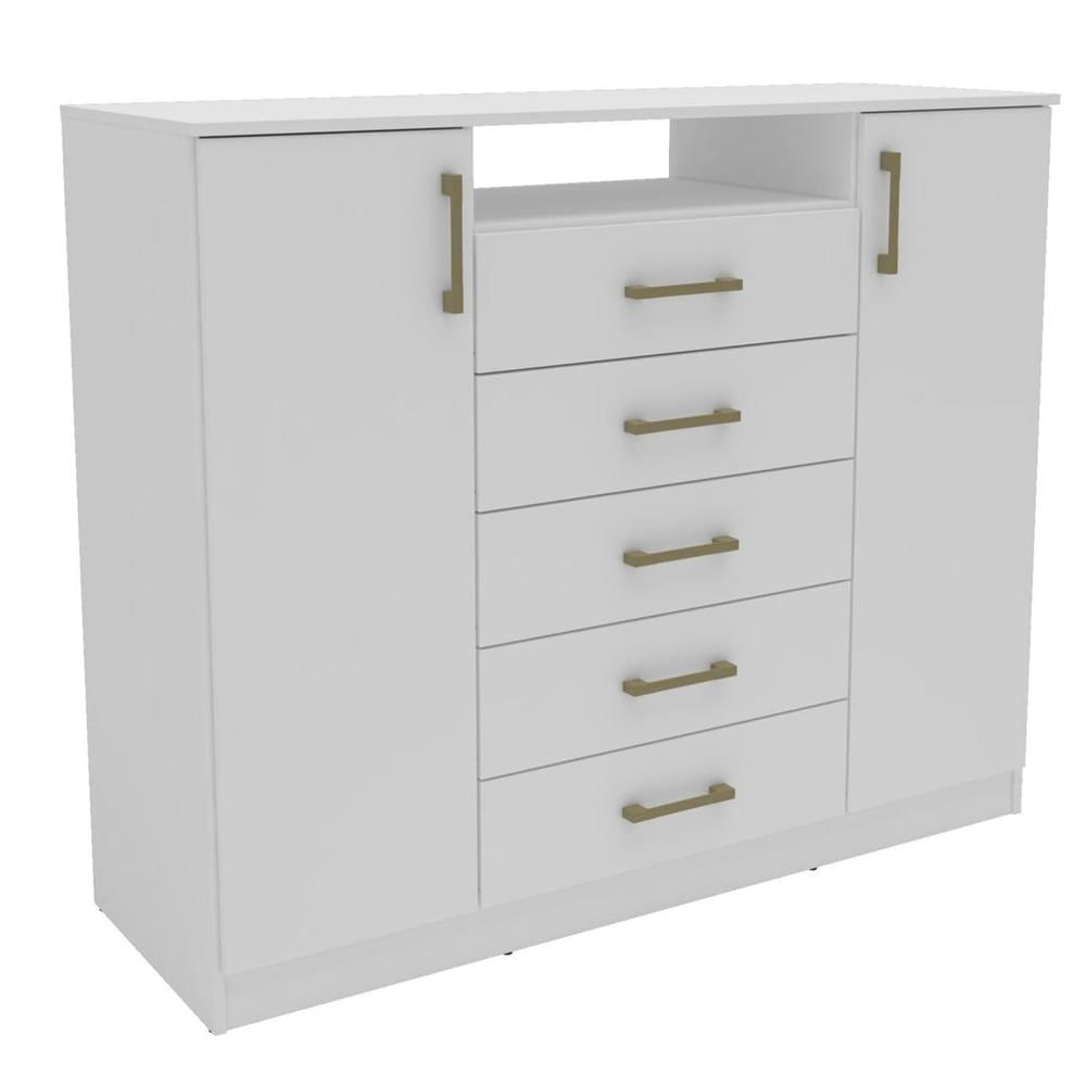 Comoda Moderna Amore Home Koa 5 Cajones