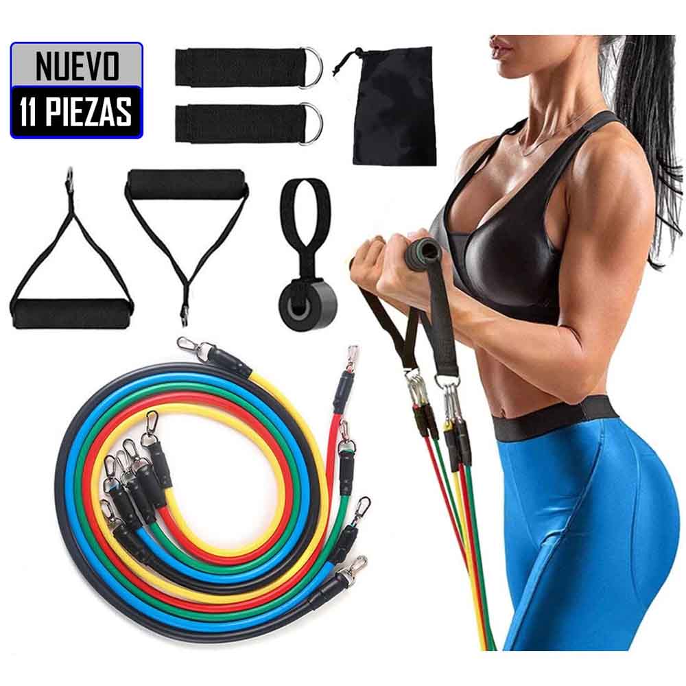 Set Resistencia De 5 Ligas Bandas Fitness