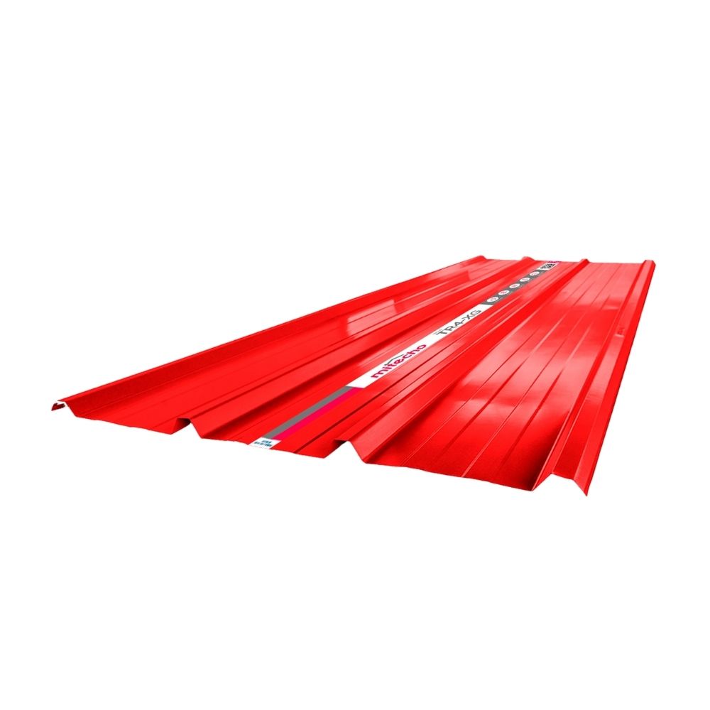 Techo TR4 Aluzinc Rojo 0.28mm 3.60*1.10m Precor BR Techo TR4 Aluzinc Rojo 0.28mm 3.60*1.10m Precor BR