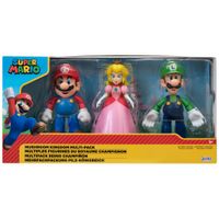 Figuras Super Mario Reino Champimon Mario Peach y Luigi