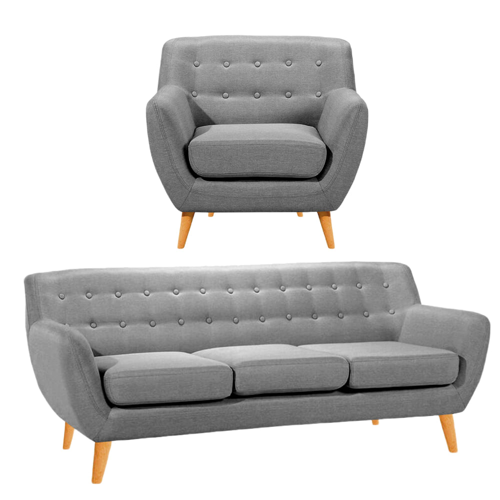 Sala 3 1 Zack Vintage Gris Oscuro HogarySpacios