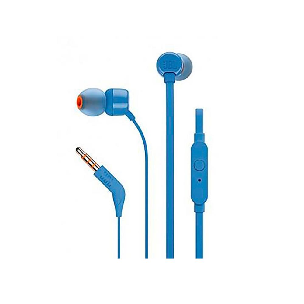 Audifonos Jbl Tune 110 Pure Bass Sound-Hans-Free Calls-Azul