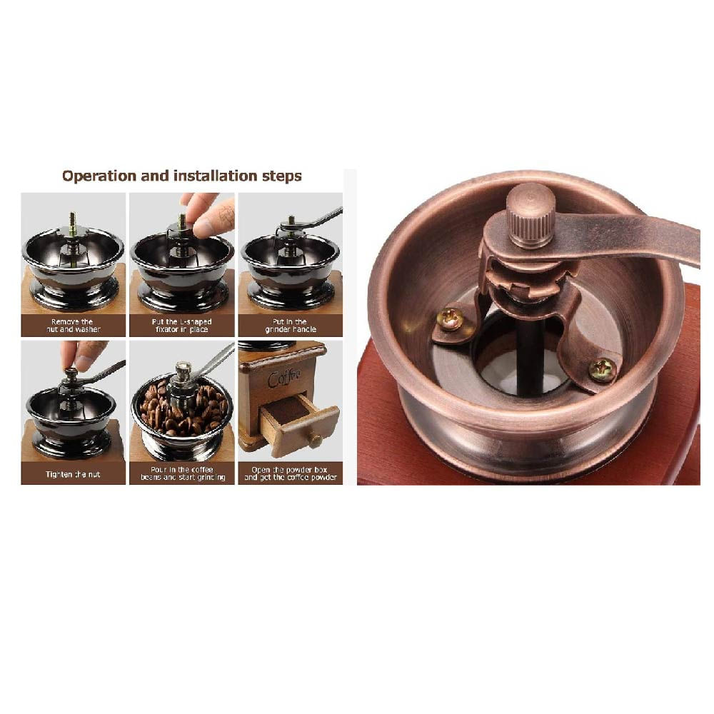 Molinillo de Café modelo Retro Vintage Marron