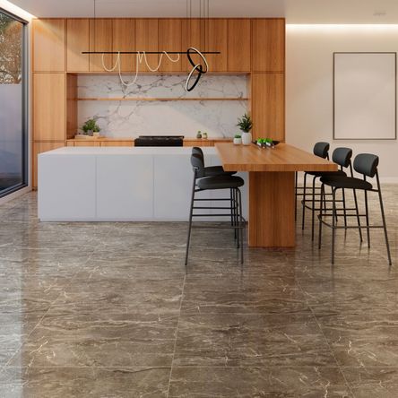 Piso Cerámico Marmolizado Rimini Grey 59x59cm 1.75m2 Celima