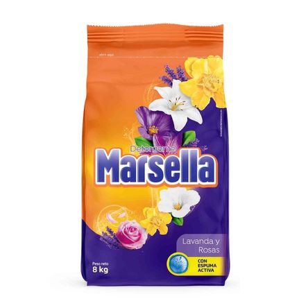 Detergente Floral Marsella Pétalos Relajantes 8kg Detergente Floral Marsella Pétalos Relajantes 8kg