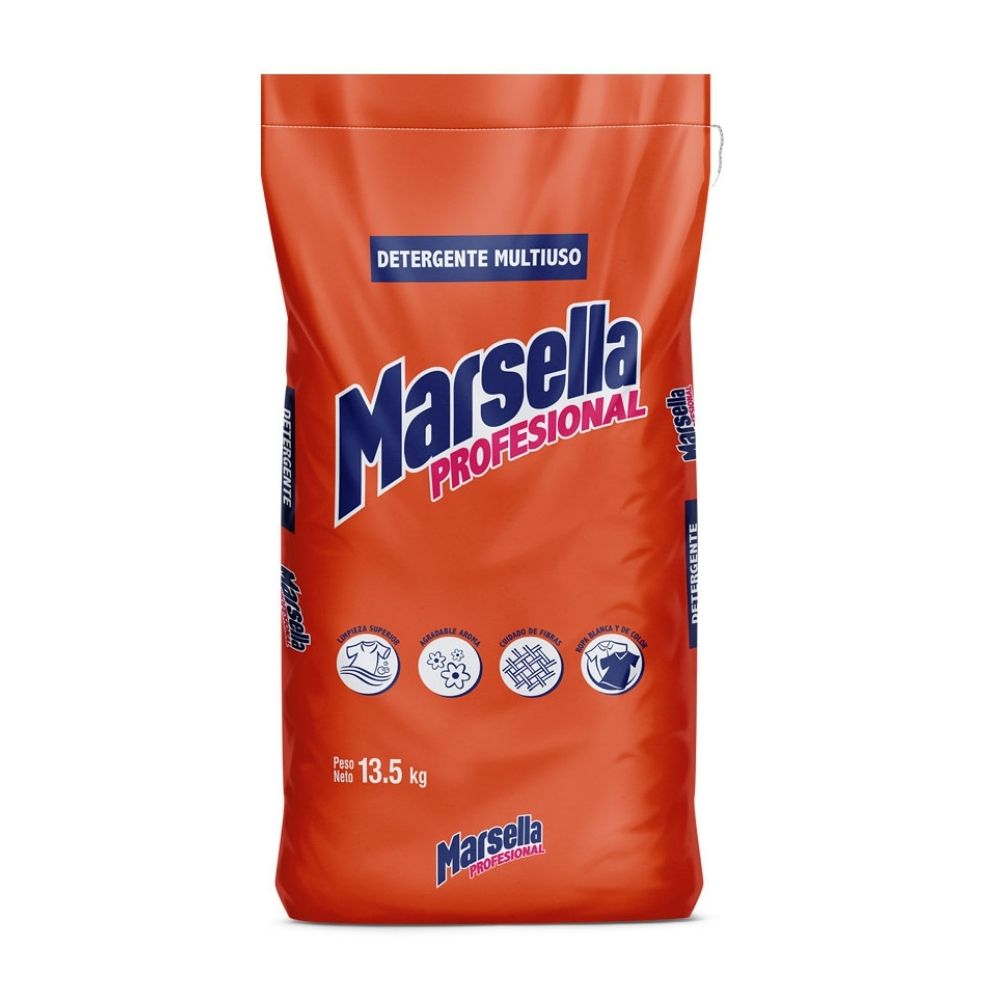 Detergente en Polvo Marsella Profesional 13.5kg
