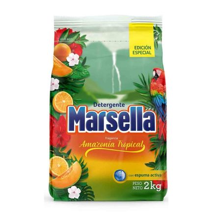 Detergente Marsella Amazonía Tropical 2kg Detergente Marsella Amazonía Tropical 2kg