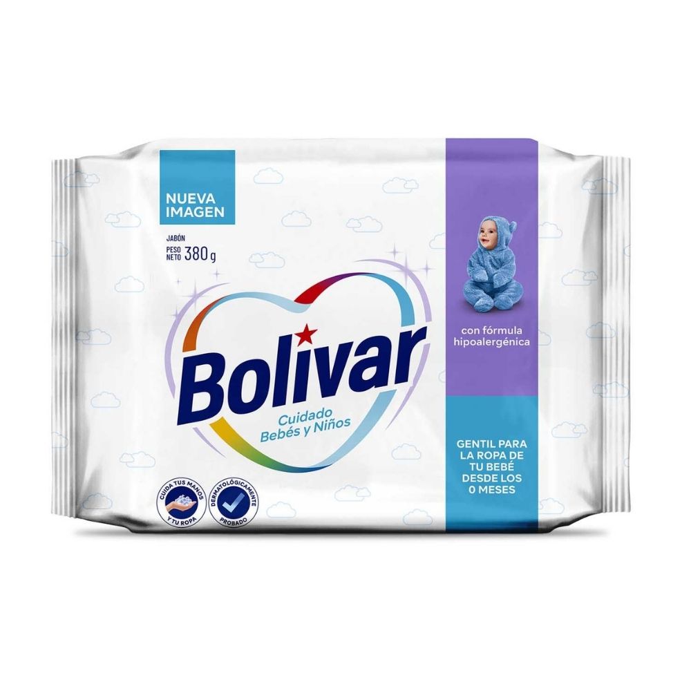 Jabón de Ropa Bolivar Bebé 190gr x 2 unidades