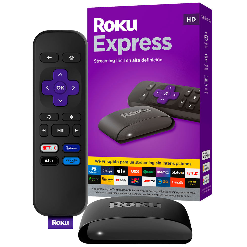 Convertidor a Smart TV ROKU Express HD