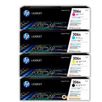 Kit Toner HP 206A Negro Cyan Magenta Amarillo Original