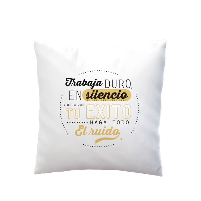 Almohada My Sign con Diseño Trabaja duro Promart