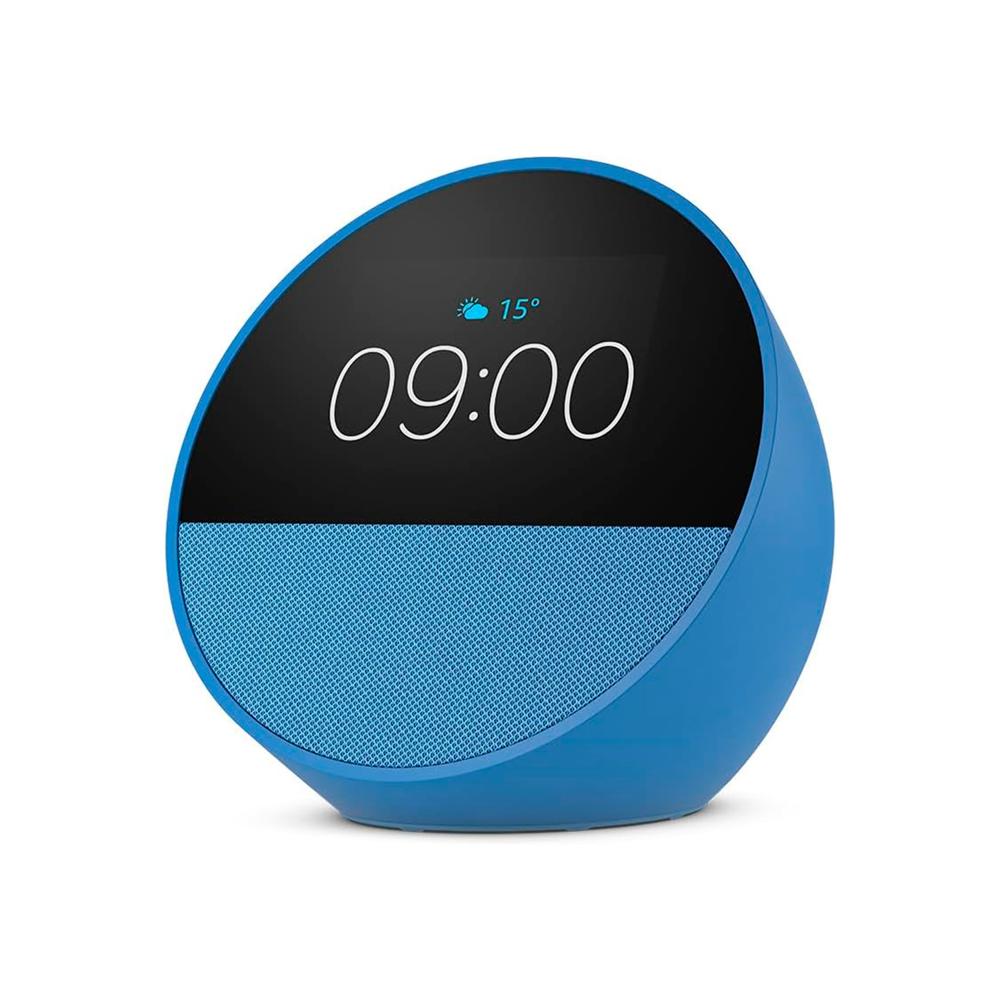 Alexa Echo Spot Bocina Inteligente Azul Acero