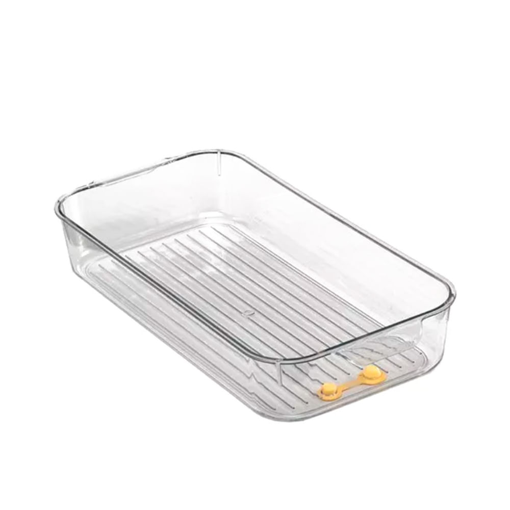 Caja de Almacenamiento para Refrigerador con Drenaje 15 cm Baja