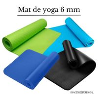Mat de Yoga 6 mm para Ejercicios
