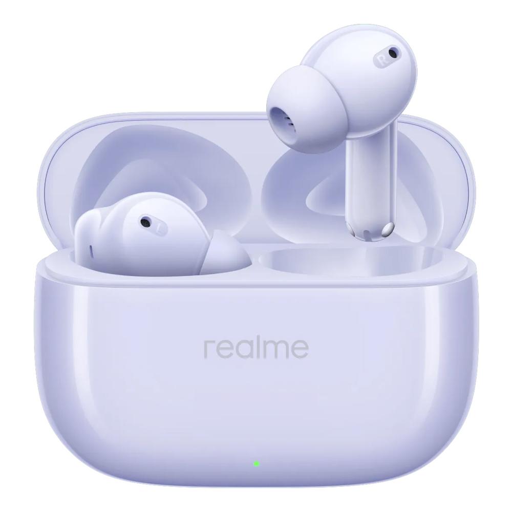 Audífonos Realme Buds T310 ANC 46db 40hrs BT 5.4 Púrpura
