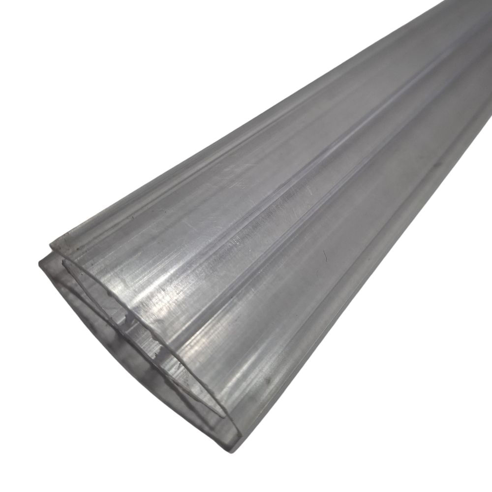 Perfil H 6mmx2.95m Transparente