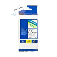 CINTA BROTHER TZE-261 1.5"" (36MM) NEGRO SOBRE BLANCO 8 METROS PARA BROTHER PT-P900W P/N: TZE261