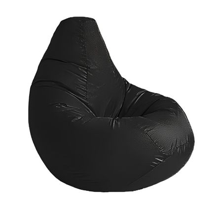 Puff Pera Negro HogarySpacios