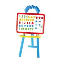 Pizarra Magnética Doble Cara Números y Letras 41 piezas
