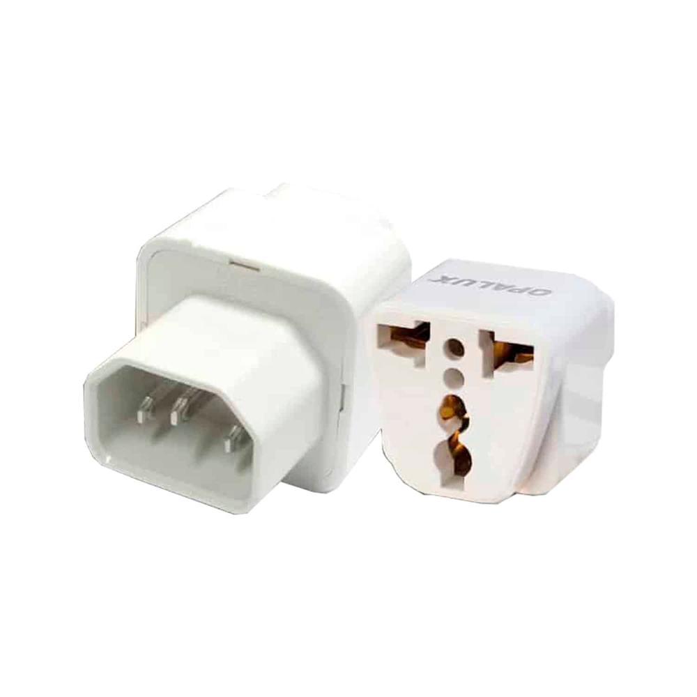 Adaptador Enchufe con Toma Tierra para UPS OP-603-R OPALUX