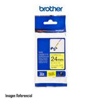 CINTA BROTHER TZE-FX651 NEGRO SOBRE AMARILLO P/N: TZEFX651