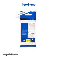 CINTA BROTHER TZE-SE4 NEGRO SOBRE BLANCO P/N: TZESE4