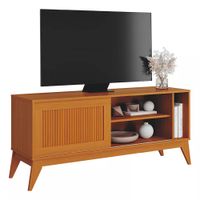 Mesa de TV 50"" 2020 Home Aruba  - Blanco Apagado / Cedro