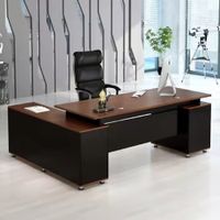 DM ESCRITORIO EJECUTIVO/GERENCIA LYBERTY 180 CM - NOGAL/NEGRO