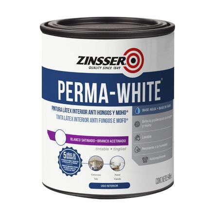 Latex antihongo Satín Blanco 0,946L Zinsser