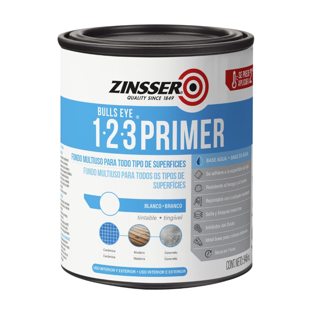 Imprimante Multiusos Zinsser 123 Primer 946ml