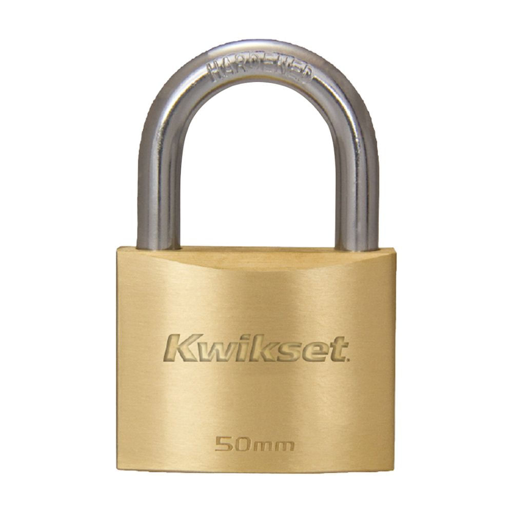 Candado de Bronce Kwikset Modelo Standard 50mm con Grillete