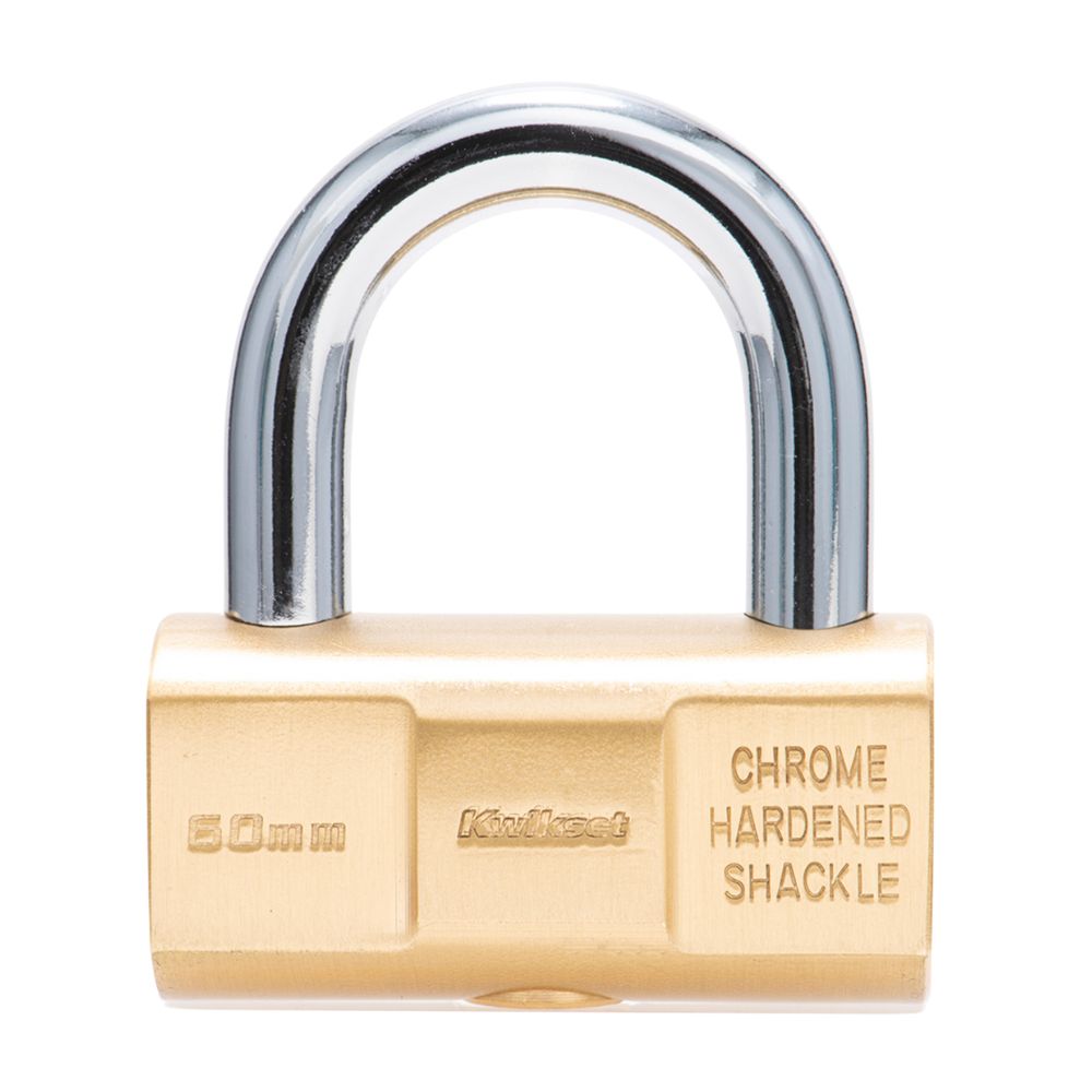 Candado de Barril Bronce Modelo Barril Kwikset 60mm Candado de Barril Bronce Modelo Barril Kwikset 60mm