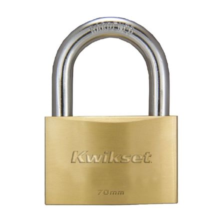 Candado Cobre Sólido 70mm con grillete Kwikset