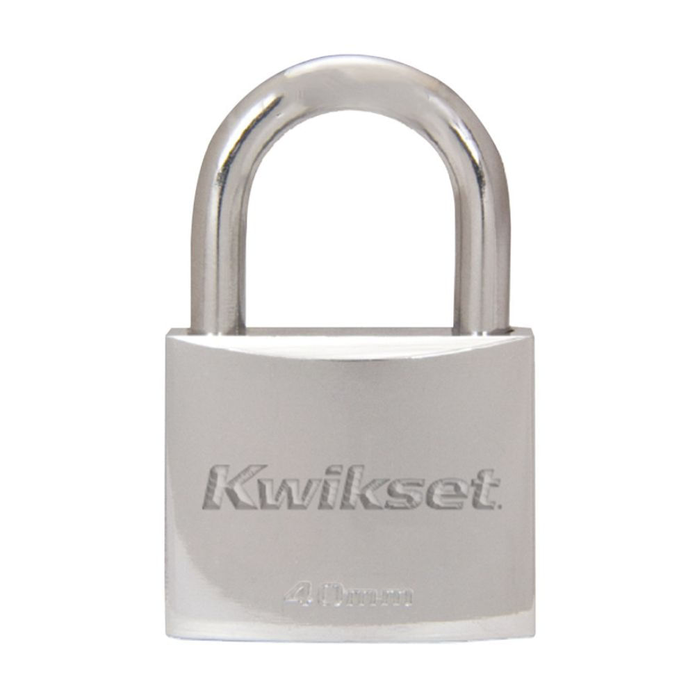 Candado Cobre Sólido Cromado 50mm Estándar Kwikset Candado Cobre Sólido Cromado 50mm Estándar Kwikset