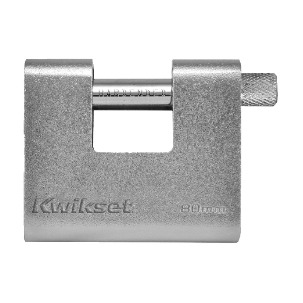 Candado Blindado Kwikset Modelo Blindado de Bronce/Acero Plata 80mm Candado Blindado Kwikset Modelo Blindado de Bronce/Acero Plata 80mm