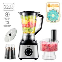 Licuadora Multifuncional 4 en 1 600W 1,5 L R23 Y Toalla SM6 de Regalo