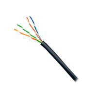 CABLE DE RED DIXON U/UTP, CAT.5E 4PX24 CAJA 305M,  NEGRO P/N: 3056