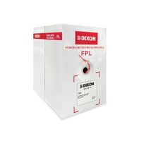 CABLE CONTRA INCENDIO DIXON 9010 2X18 AWG 300 METROS ROJO P/N: 9010